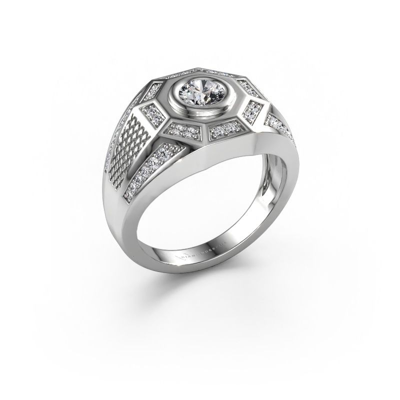 Men's ring Enzo 950 platinum lab-grown diamond 0.845 crt