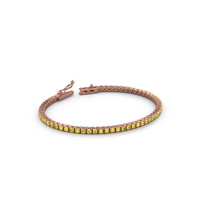 Tennisarmband Shirley 2.4 585 rosé goud 2.4 mm