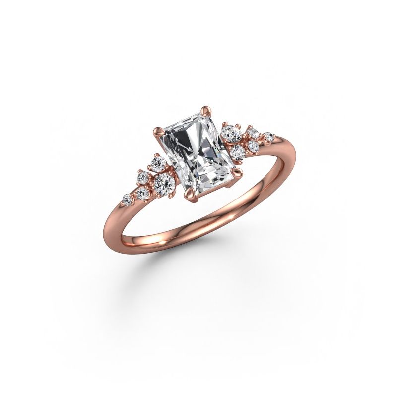 Bague Royce RAD 585 or rose diamant 1.133 crt
