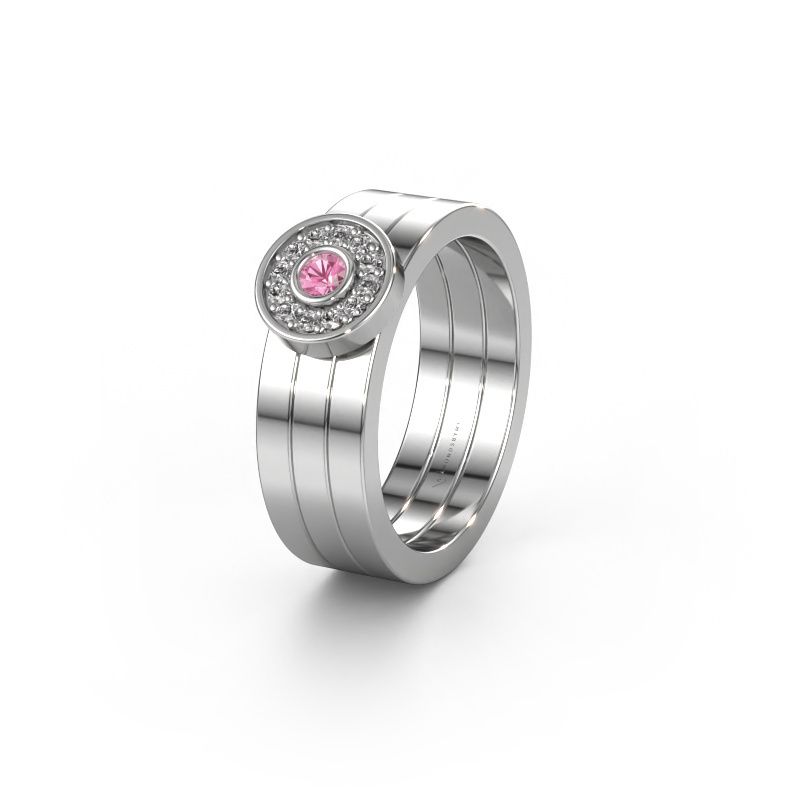 Ehering WH2102L 950 Platin Pink Saphir ±6 x 1,8 mm