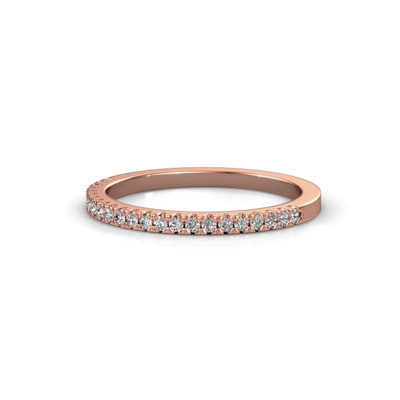 Afbeelding van Aanschuifring SRH0539C10H4<br/>585 rosé goud<br/>Lab-grown diamant 0.173 crt