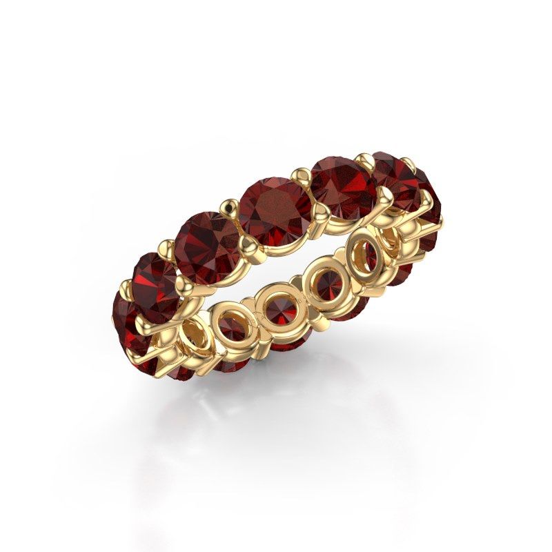 Bild von Ring heddy rnd 4.7<br/>585 Gold<br/>Granat 4.7 mm