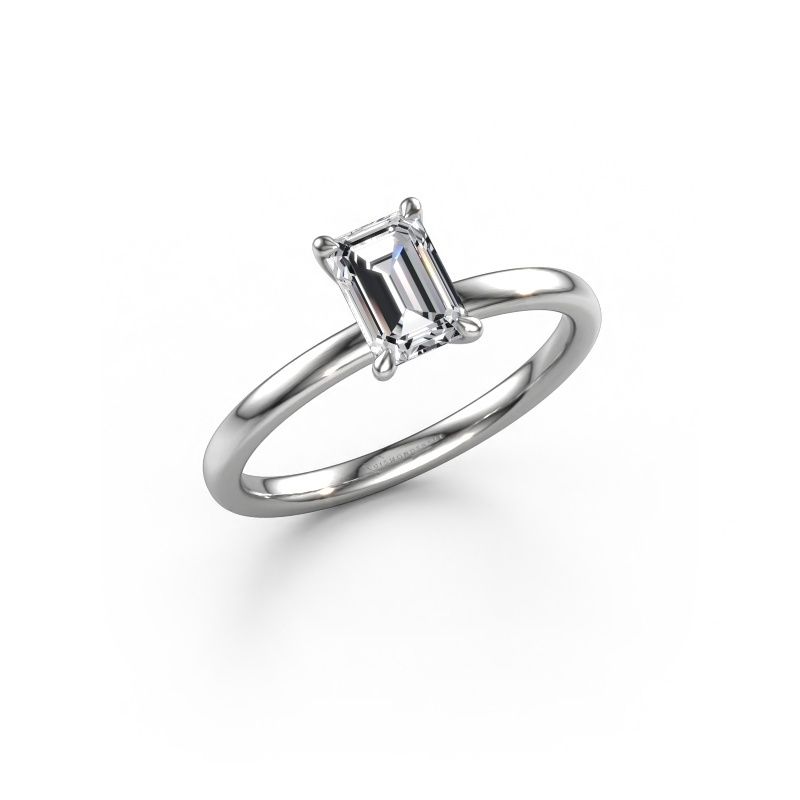 Engagement ring Crystal EME 1 585 white gold diamond 0.90 crt