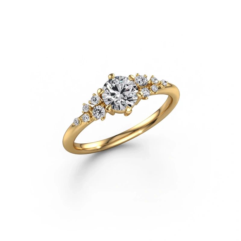 Ring Royce RND 585 goud zirkonia 5.5 mm