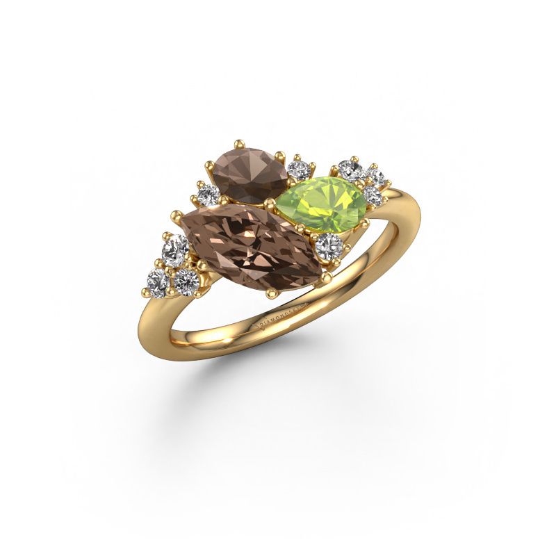 Ring Amanda 585 Gold Braun Diamant 1.22 crt
