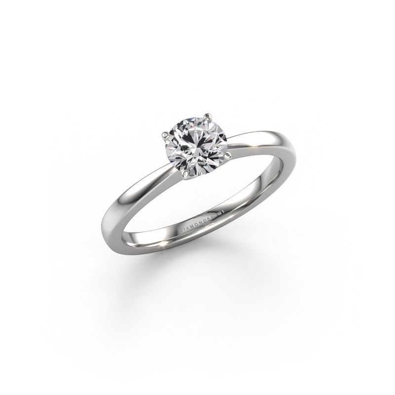 Engagement ring Kitty 585 white gold lab grown diamond 0.60 crt