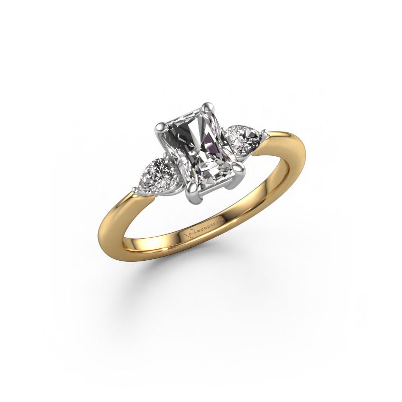 Verlovingsring Chanou RAD 585 goud diamant 1.42 crt