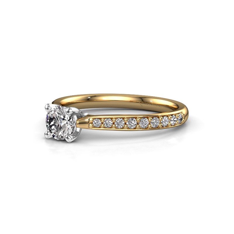 Afbeelding van Verlovingsring Mignon rnd 2 585 goud diamant 0.639 crt