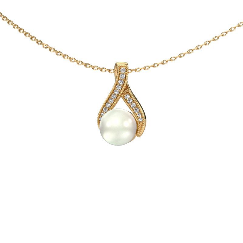 Pendant Kasha 585 gold white pearl 5 mm