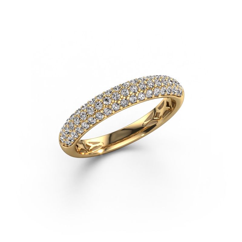 Ring Emely 2 585 gold zirconia 1.3 mm