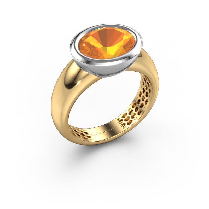 Ring Evelyne 585 gold citrin 10x8 mm