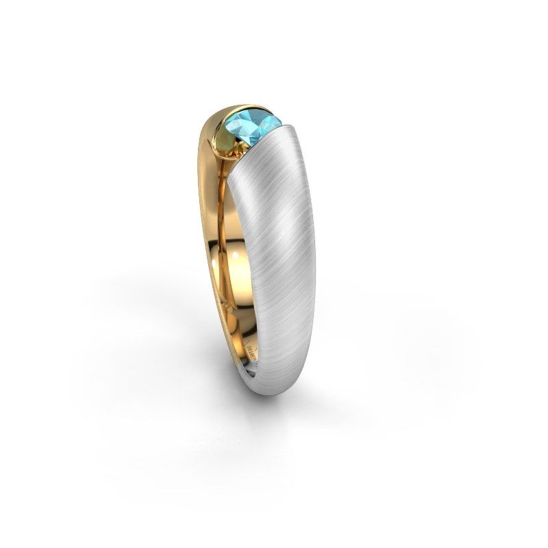 Image of Ring Hojalien 1<br/>585 gold<br/>Blue topaz 4.2 mm