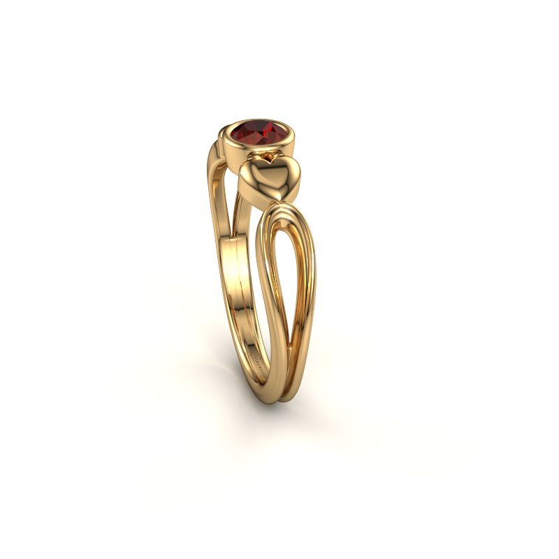 Image of Ring Lorrine 585 gold garnet 4 mm