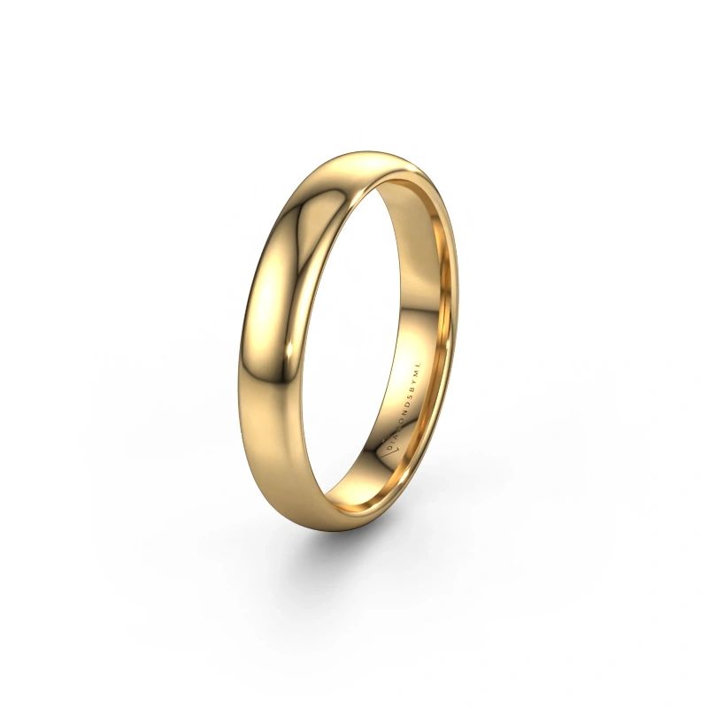 Wedding ring WH0100M34AP 585 gold ±0.16x0.07 in