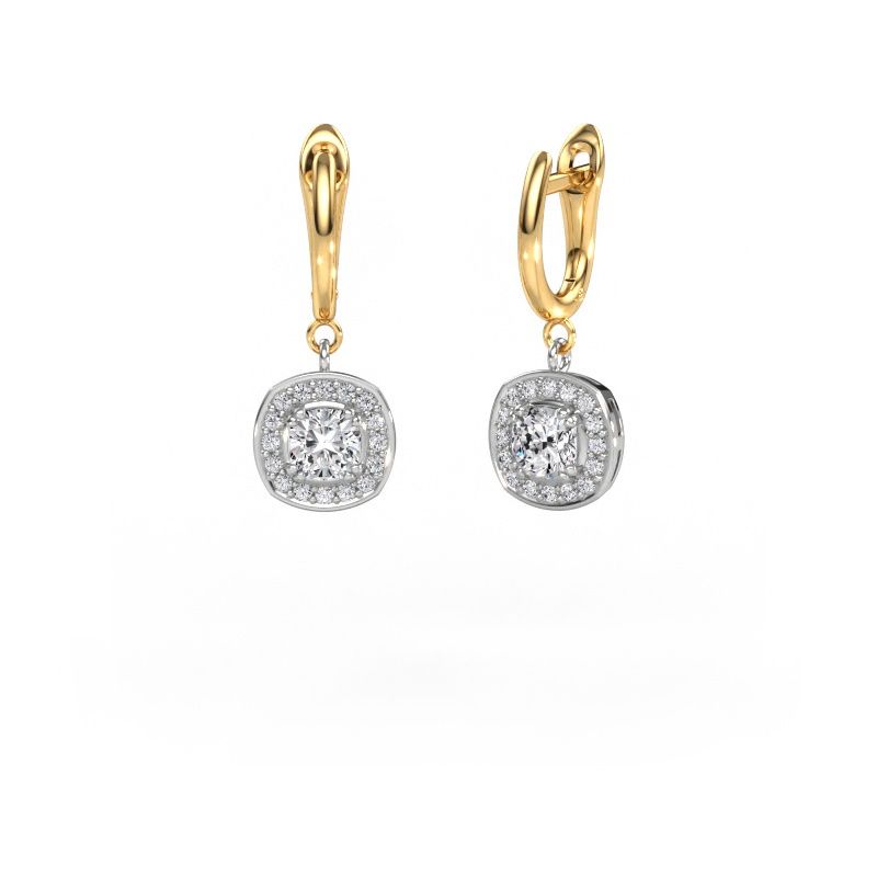Ohrhänger Marlotte 1 585 Weißgold Lab-grown Diamant 0.70 crt