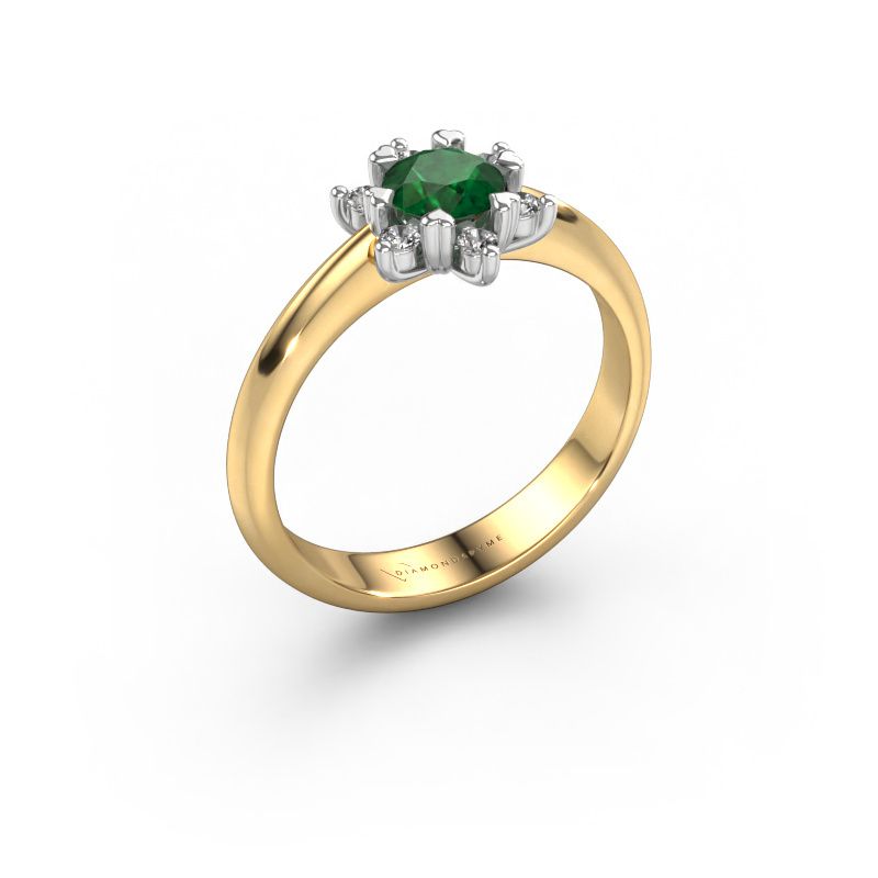 Ring Liesbeth 585 Gold Smaragd 5 mm