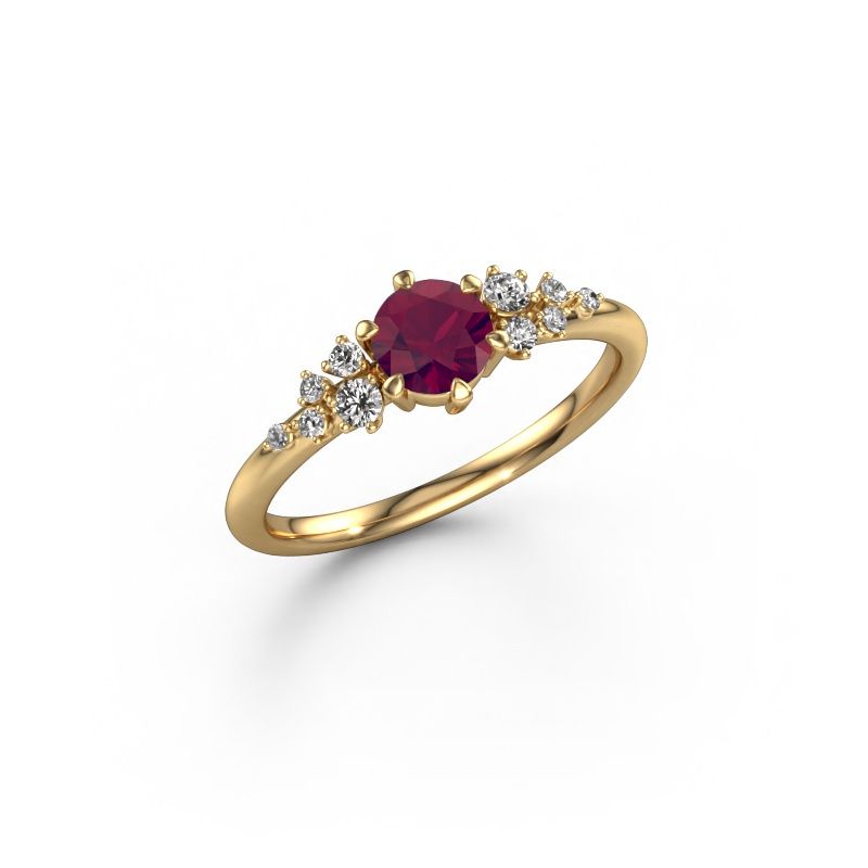 Verlobungsring Royce RND 585 Gold Rhodolit 5 mm