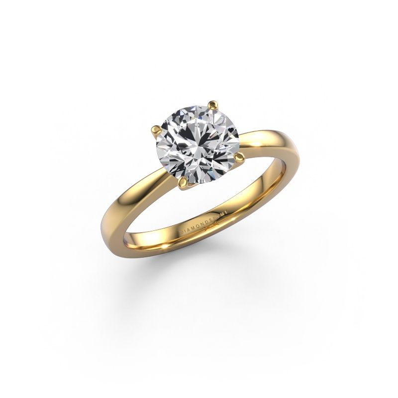 Engagement ring Kitty 585 gold lab grown diamond 1.50 crt