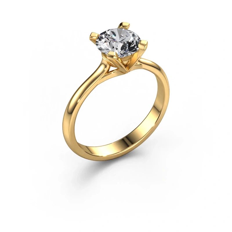 Anello di fidanzamento Isa 1 585 oro diamante 1.50 crt