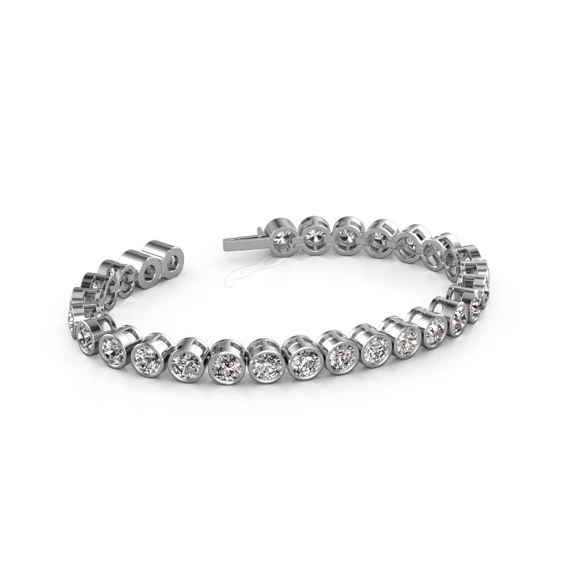 Tennis bracelet Allegra 5 mm 585 white gold diamond 14.00 crt