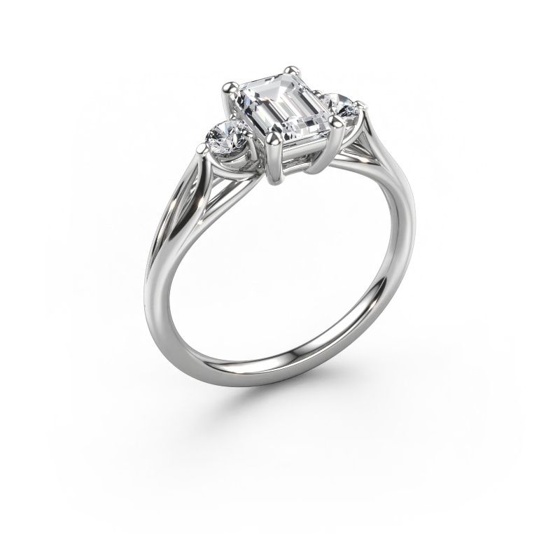 Engagement ring Amie EME 585 white gold lab grown diamond 1.350 crt