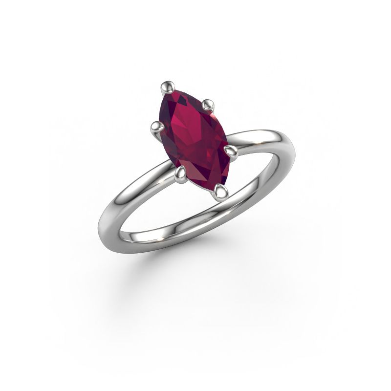 Verlobungsring Simone MRQ 1 950 Platin Rhodolit 11x5.5 mm