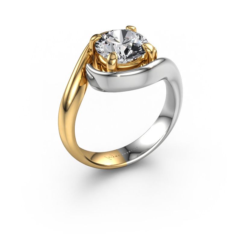 Engagement ring Linn 585 gold diamond 2.00 crt