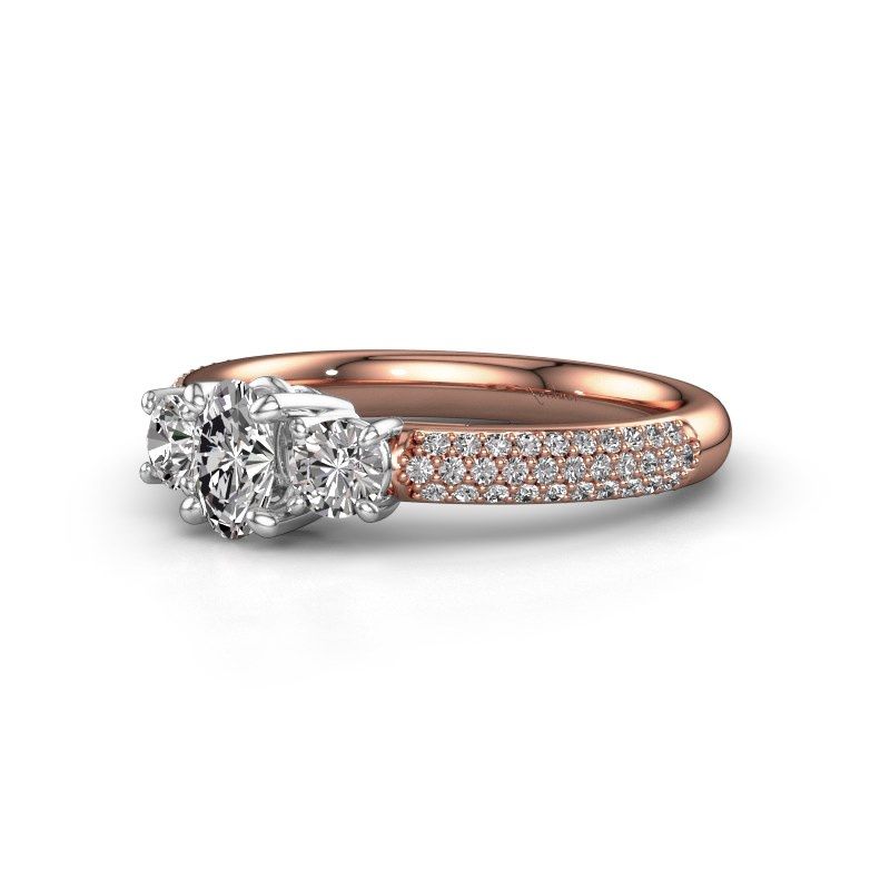 Image of Engagement Ring Marielle Ovl<br/>585 rose gold<br/>Diamond 1.27 Crt