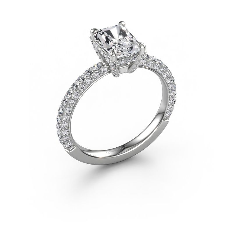 Verlobungsring Saskia RAD 2 585 Weißgold Lab-grown Diamant 2.258 crt