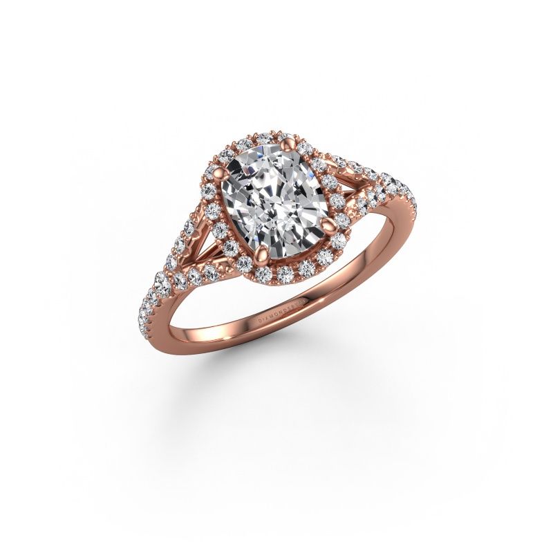 Verlovingsring Kimber CSH 585 rosé goud lab-grown diamant 1.589 crt