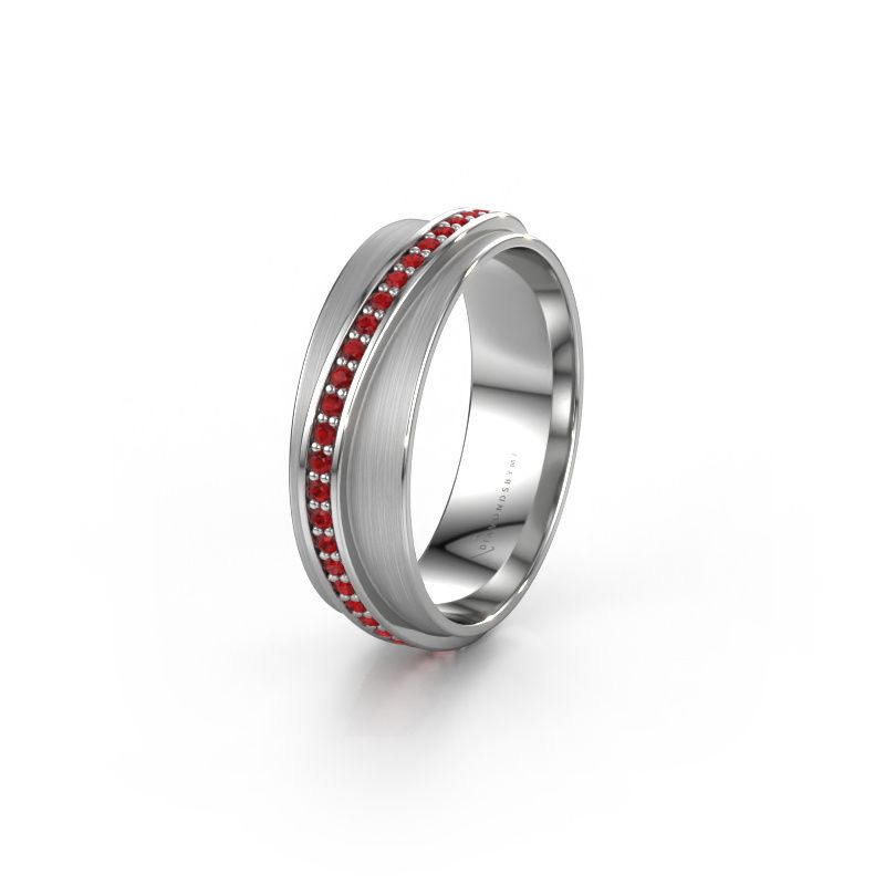 Ehering WH2126L 950 Platin Rubin ±6 x 1,7 mm