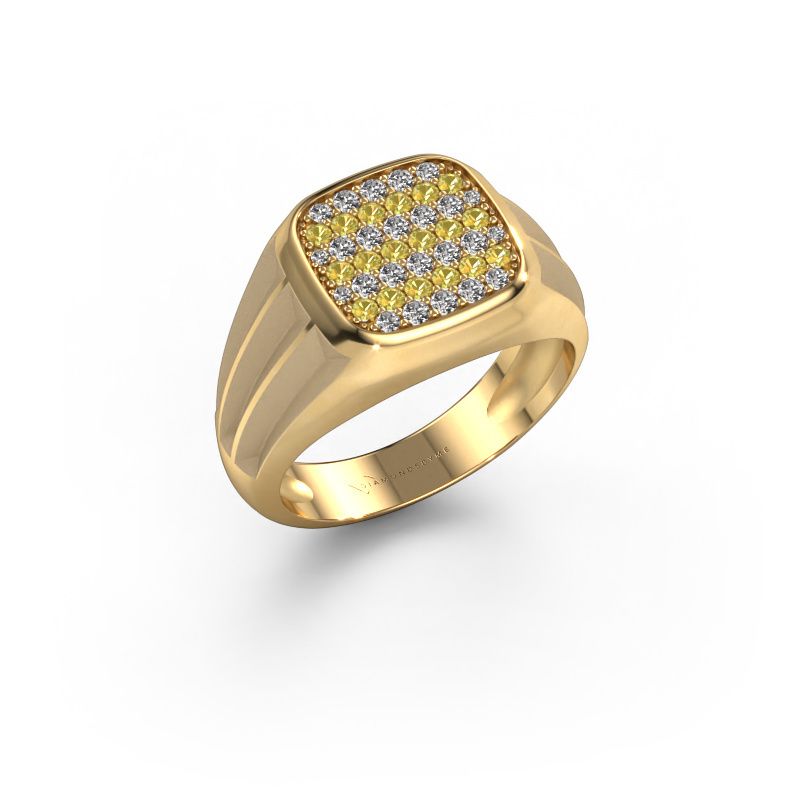 Pinky Ring Robbert 585 Gold Gelb Saphir 1.4 mm
