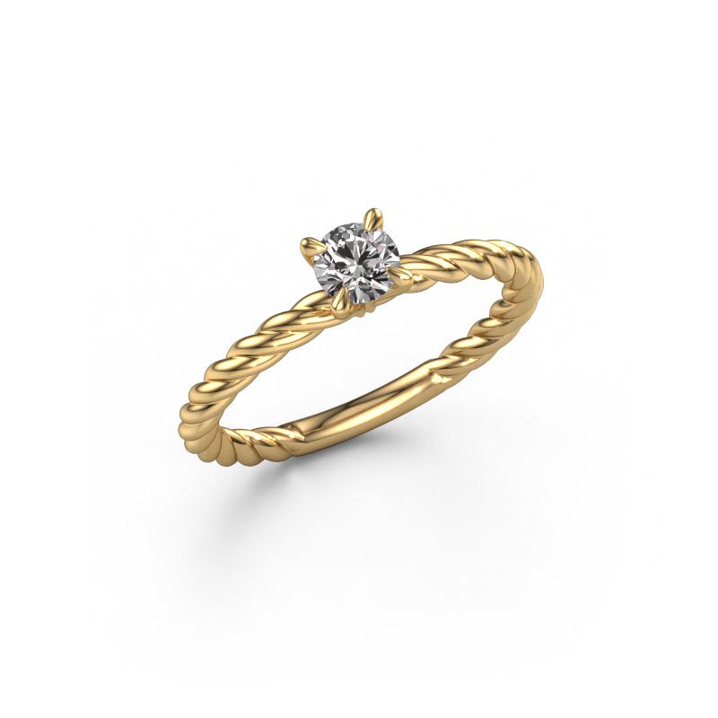 Engagement ring Twanna 585 gold diamond 0.30 crt
