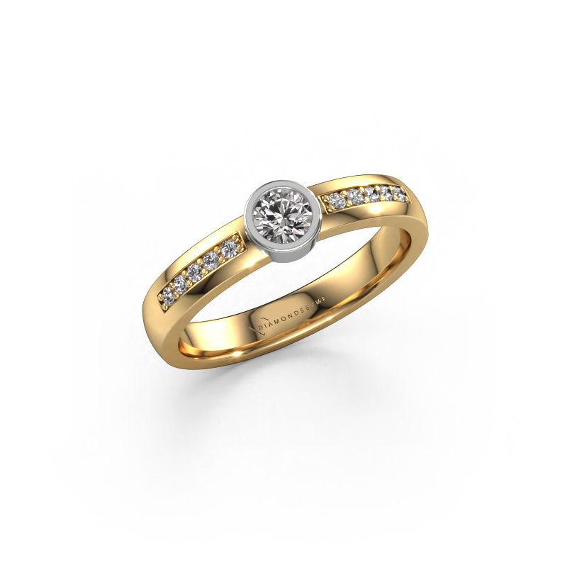 Ring Ise 2 585 gold diamond 0.45 crt
