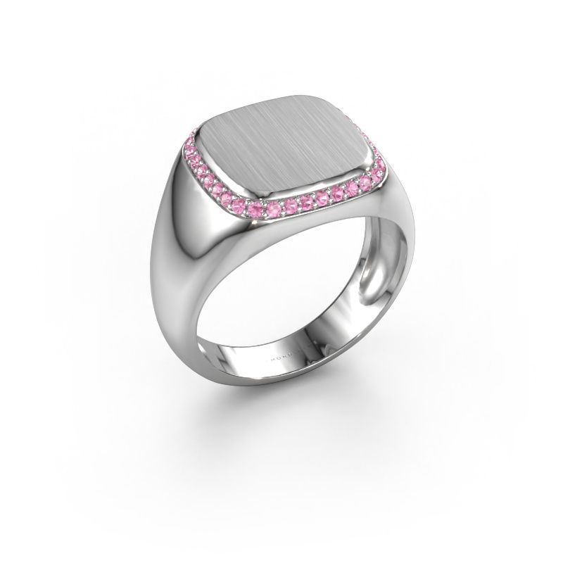 Men's ring Jesse 1 950 platinum pink sapphire 1.2 mm