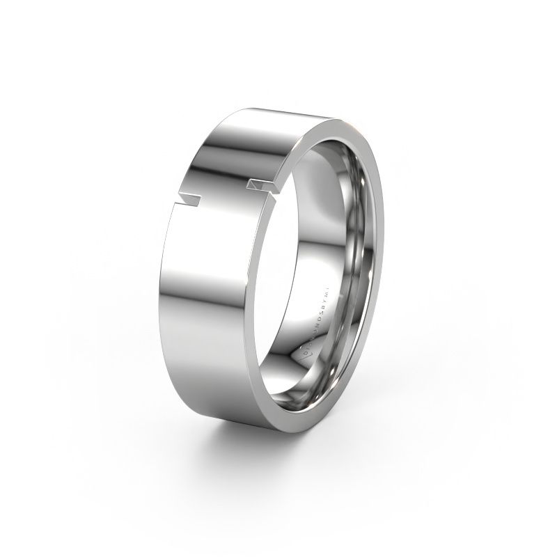 Wedding ring WH2042P 950 platinum ±7x2.2 mm