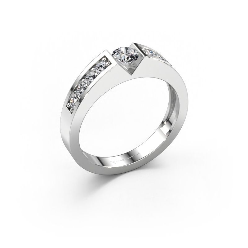 Engagement ring Lizzy 2 950 platinum lab-grown diamond 0.30 crt