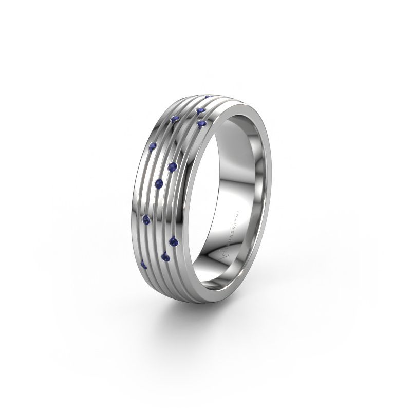 Trauring WH0150L26A 950 Platin Saphir ±6x1.7 mm