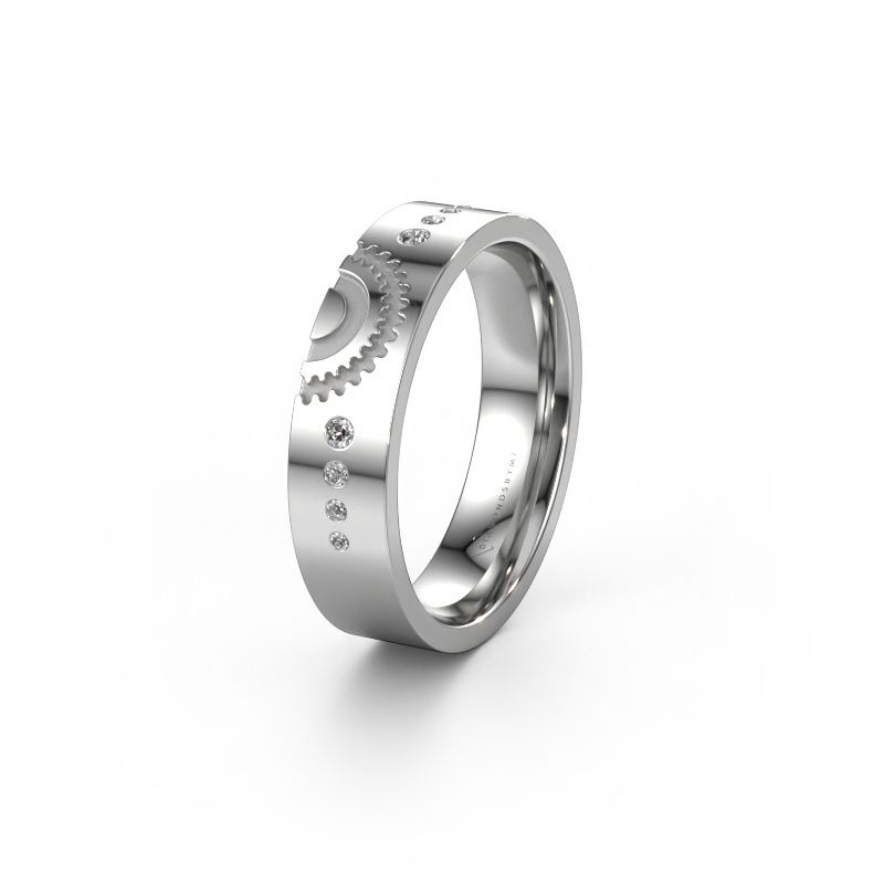 Ehering WH2116L25A 585 Weißgold Diamant ±5 x 1,7 mm