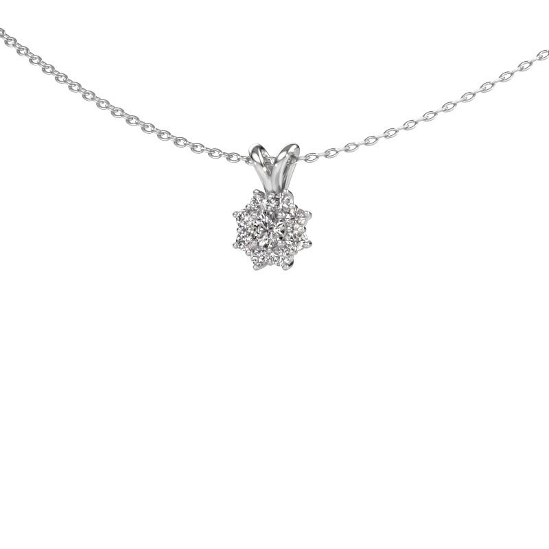 Pendentif Carolyn 585 or blanc diamant 0.26 crt