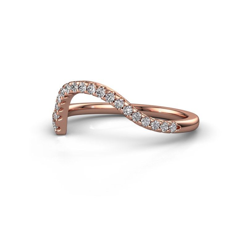 Afbeelding van Aanschuifring SR0633-5<br/>585 rosé goud<br/>Lab-grown diamant 0.23 crt