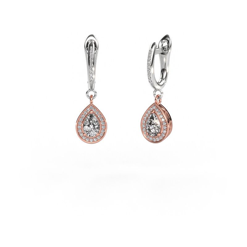 Hengende øredobber Ginger 2 585 roségull diamant 1.565 crt