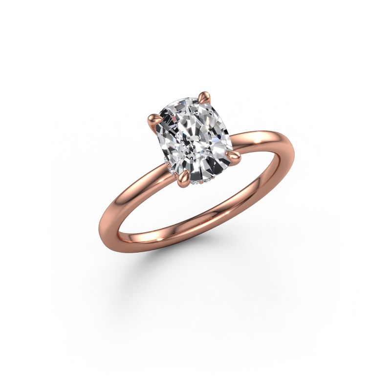Engagement ring Crystal CSH 3 585 rose gold diamond 2.00 crt