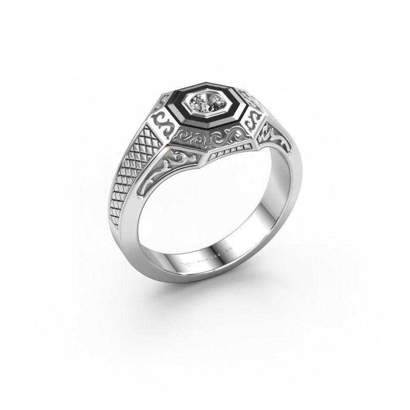 Herrenring Dion 585 Weißgold Lab-grown Diamant 0.25 crt