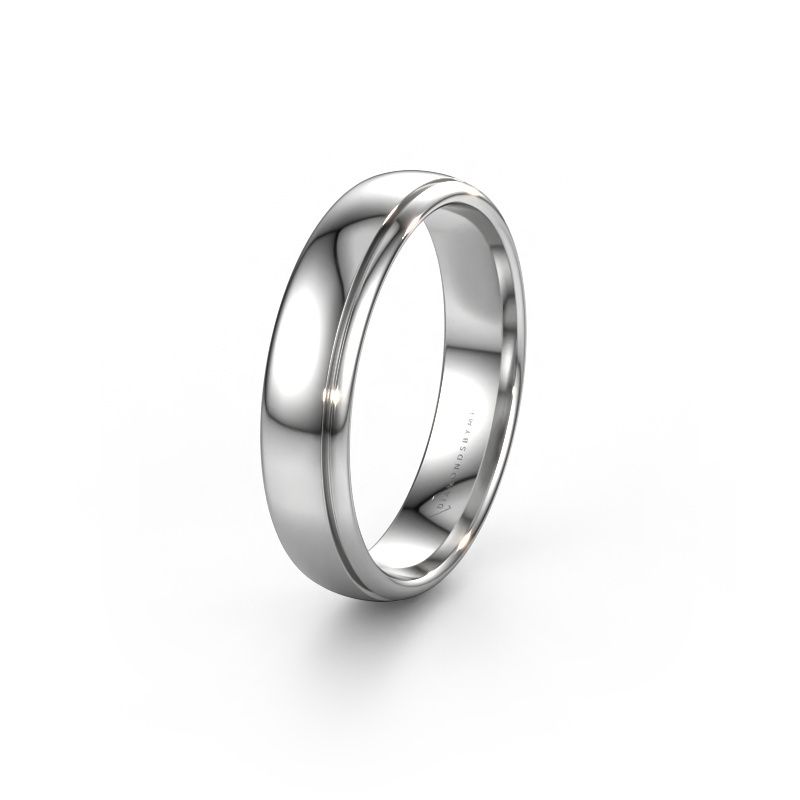 Trauring WH0500M35AP 585 Weißgold ±5x1.7 mm