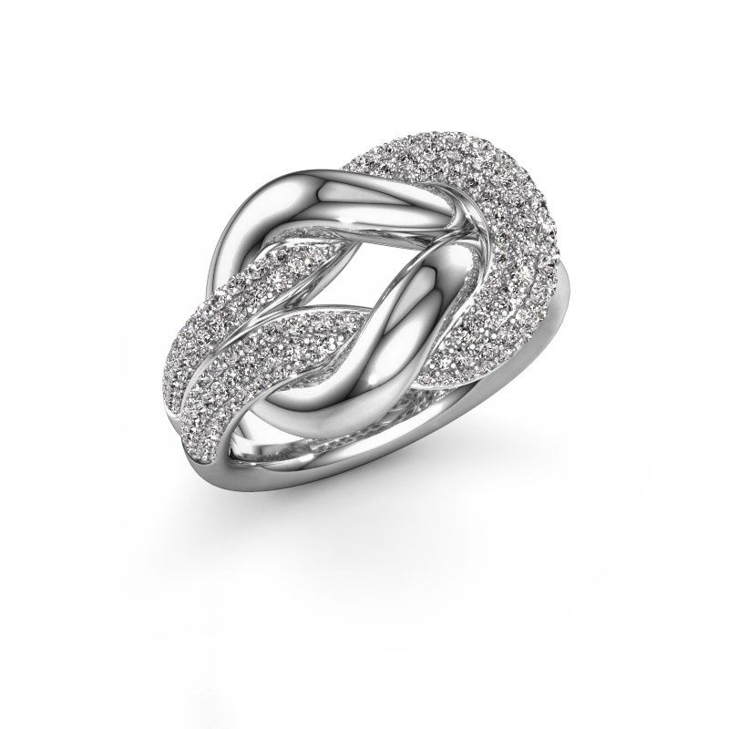 Afbeelding van Ring Delena<br/>585 witgoud<br/>Diamant 0.817 Crt