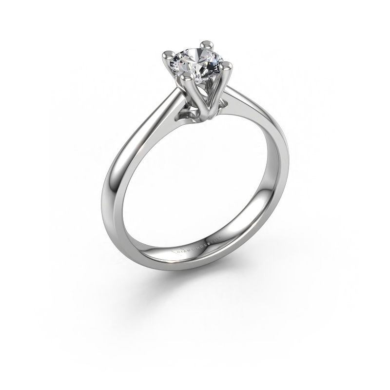 Engagement ring Janna 1 585 white gold lab grown diamond 0.50 crt
