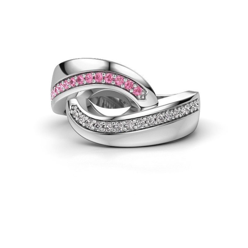 Bild von Ring Sharita 925 Silber Pink Saphir 1.2 mm