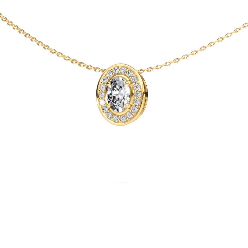 Necklace Madelon 585 gold lab-grown diamond 0.58 crt