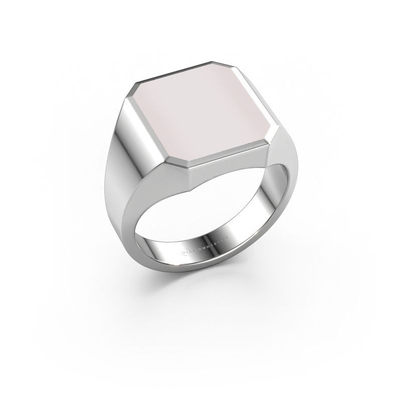 Siegelring Lars 3 950 Platin Rot Lagenstein 14x12 mm